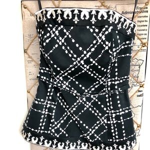 Bustier / Corset top with belt - Sz 0 - NEW